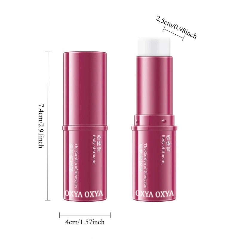 4pcs Portable Body Balm, with 4 Different Fragrances Including Sandalwood, Jasmine, Lavender, Etc., Lasting for 24 Hours Oasis Select