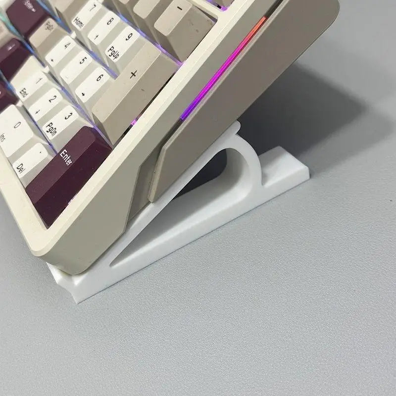 1 Pair Plastic Portable Keyboard Elevated Stand Adjustable Angle Keyboard Riser Computer Monitor Bracket Accessories Oasis Select