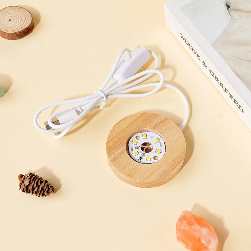 USB Essential Oil Diffuser with Natural Crystal Rocks, LED Passive Diffuser with Healing Crystals, Fragrant Incense Decor Lamp Oasis Select