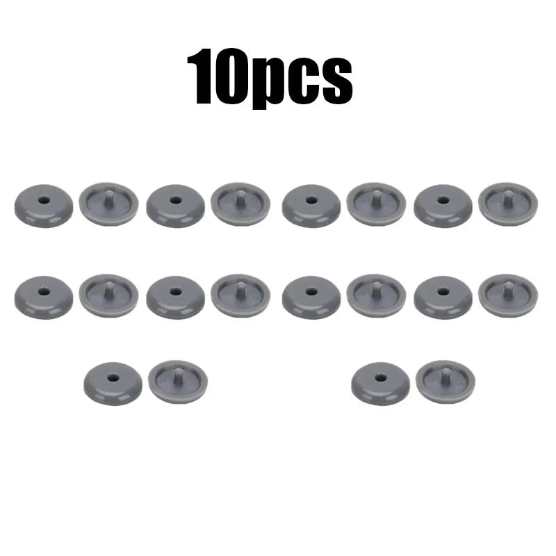 5/10/20pcs Car Parts Auto Safety Seat Belt Black Plastic Stopper Pitch Limit Buckle Clip Retainer Retainer Seatbelt Stop Button Oasis Select 10pcs gray