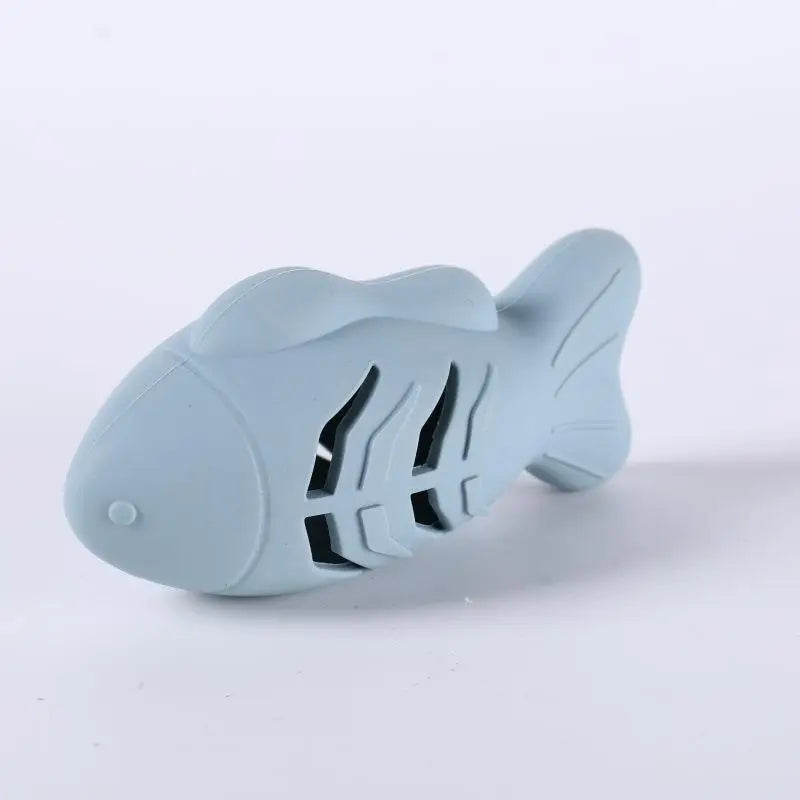 Small Fish Hiding Food Grinding Teeth Entertainment Pets Interactive Toys Durable Bite-Resistant Silicone Hide Snacks Pets Toy Oasis Select A3