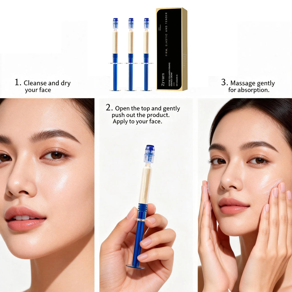 Peptide Collagen Firming Essence Cream Tightening Lifting Reduce Sagging Improve Dullness Skin Brightening Hydrating Face Care Oasis Select