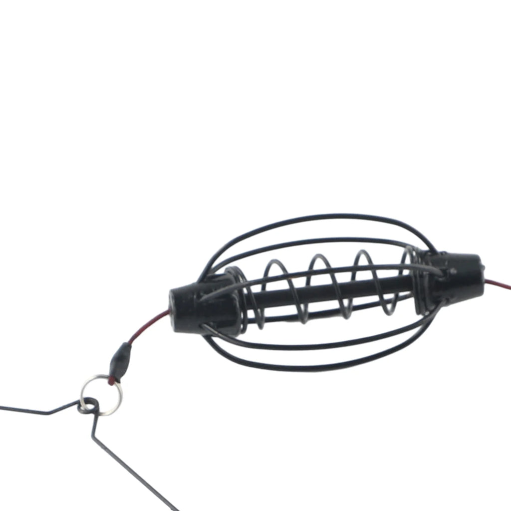 1PCS Carp Fishing Feeder European Carp Fishing Cages Hook Rig Set Inline Method Feeder Tackle Nest Spring Hook Fishing Equipment Oasis Select