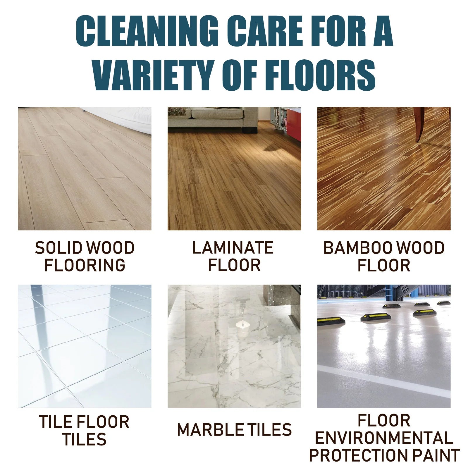 Jakehoe Floor Cleaner Long Lasting Fragrance Stain Odor Remover Quick Drying Prevent Slipping Polishing Floor Cleaner Liquid Oasis Select