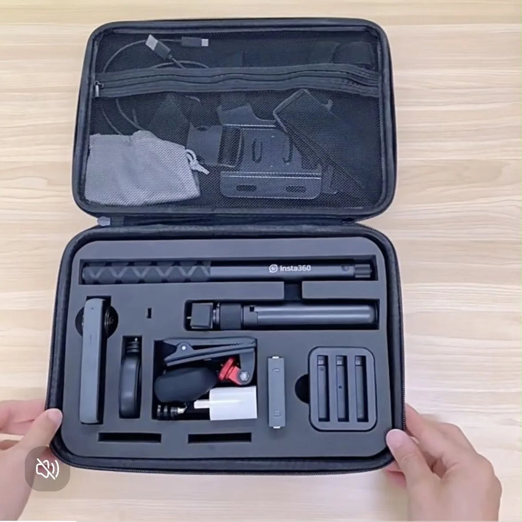 Insta360 X5 X4 X3 X2 EVA Protective Carrying Case & Travel Bag