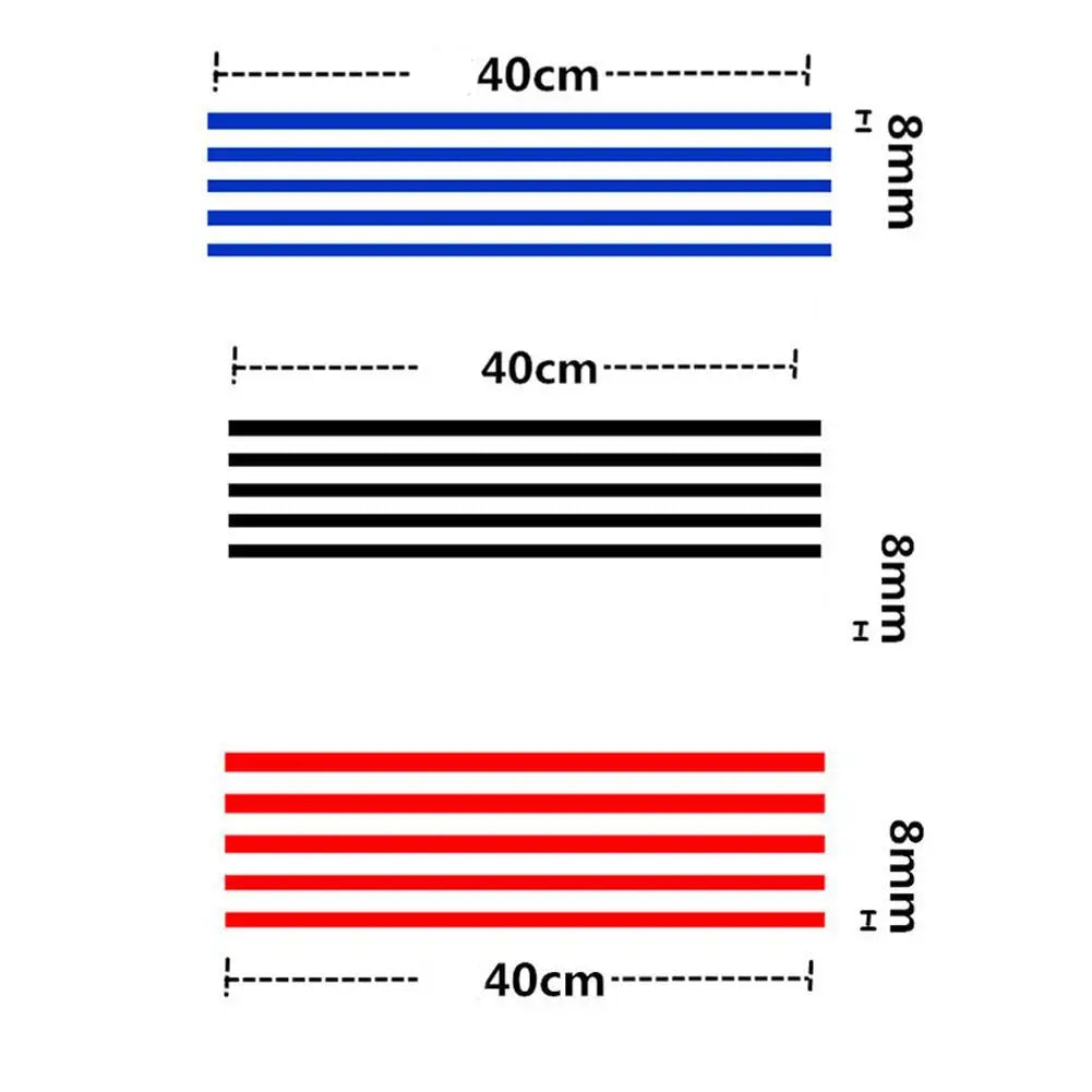 VW Golf 6 7 Tiguan Reflective Front Grille Trim Strip Sticker