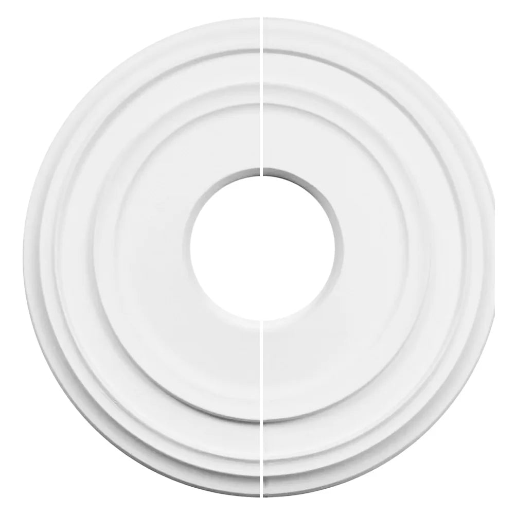 12inch Round PU Decorative Ceiling Fan Light Fixtures Covers Plate Home Improvement Accessories Lighting Supplies Oasis Select White