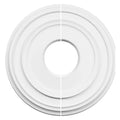 12inch Round PU Decorative Ceiling Fan Light Fixtures Covers Plate Home Improvement Accessories Lighting Supplies Oasis Select White