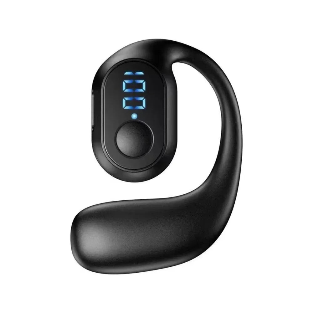 Ear Hook Wireless Earphones Bluetooth 5.3 Mini Handsfree Waterproof Sport Music Headset Single Earbuds OWS Headphone HiFi Music Oasis Select Black