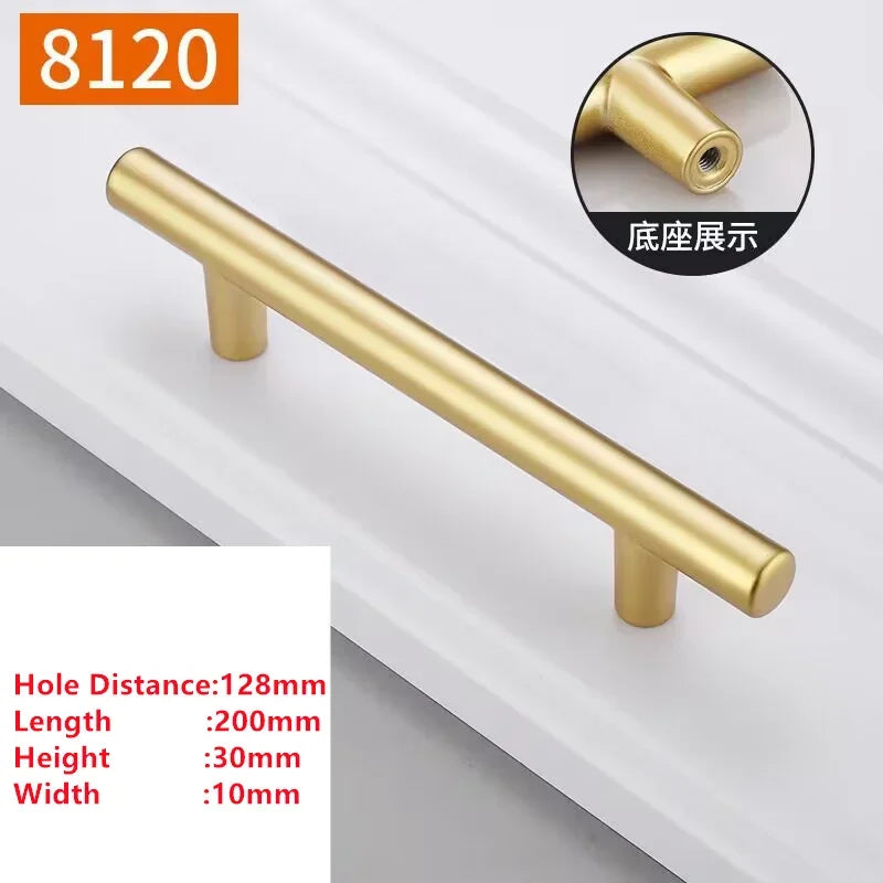 Handles Drawer Cabinet Furniture Kitchen Handles for Cabinet Knob Door Drawer Furniture Kitchen Knob Golden Simplicity Hardware Oasis Select 8835-128