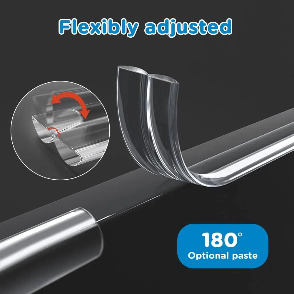 1/2/3M Transparent Corner Protectors Thick Silicone Edge Guards Adhesive Table Cabinet Safety Bumpers Furniture Corner Cushions Oasis Select