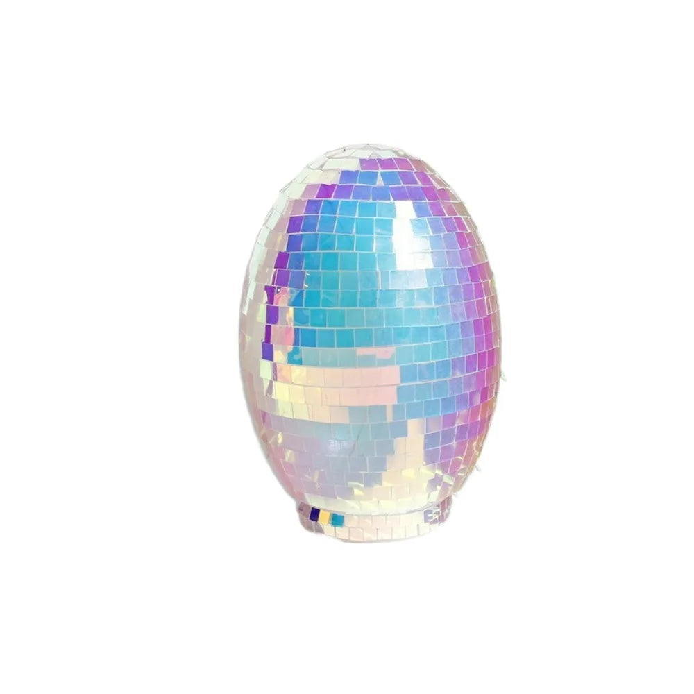 Easter Glass Disco Egg Ball – Shimmering Mirror Ornament
