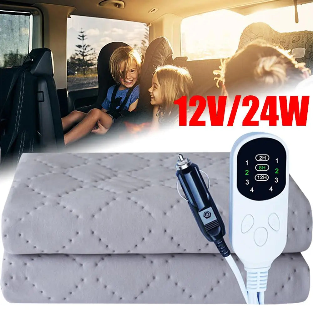 12V Electric Heated Car Blanket – Camping, Truck & Off-Road Heated Car Blanket Oasis Select