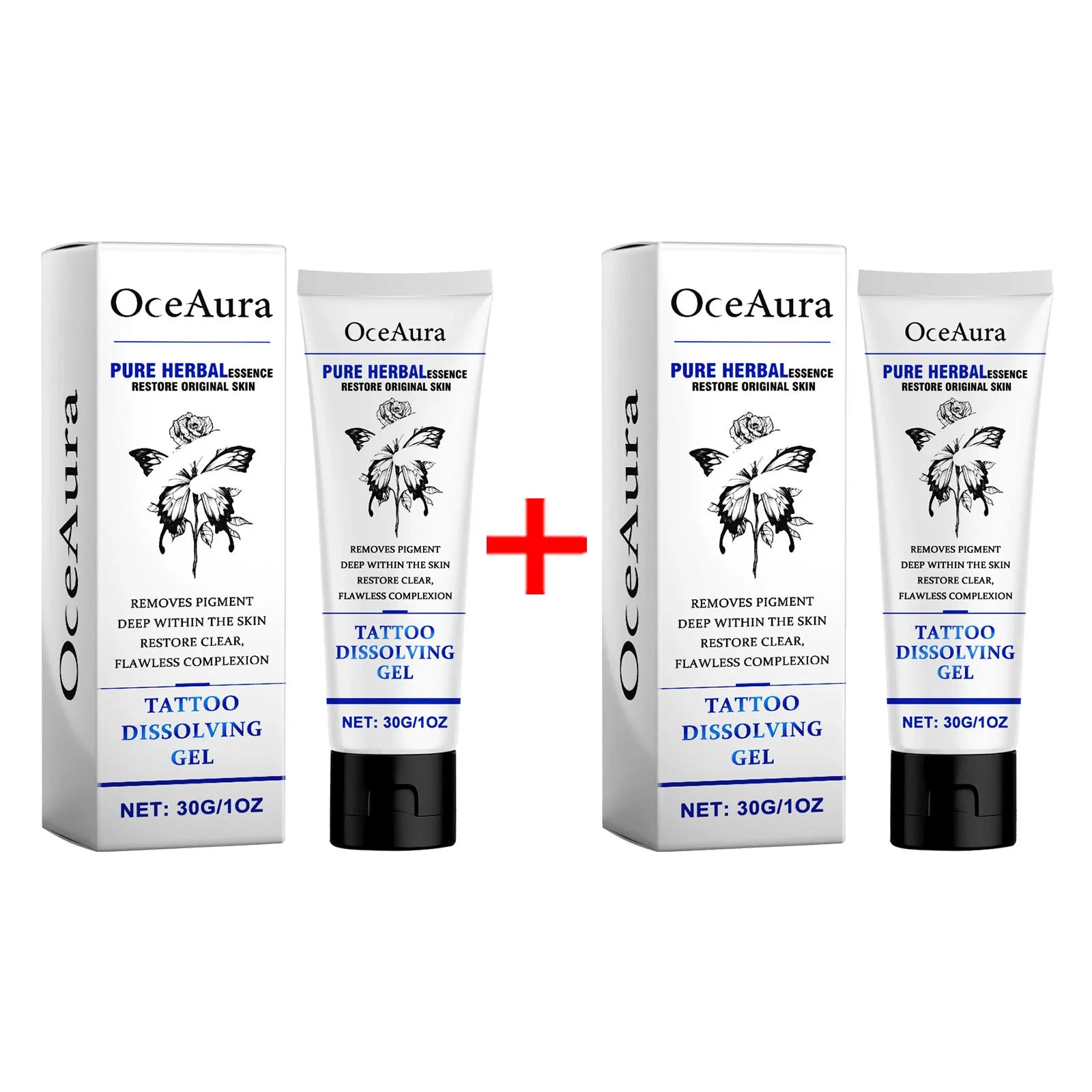 OceAura Tattoo Removal Gel – Painless Fading & Skin Repair Tattoo Removal Gel Oasis Select 60g boxed