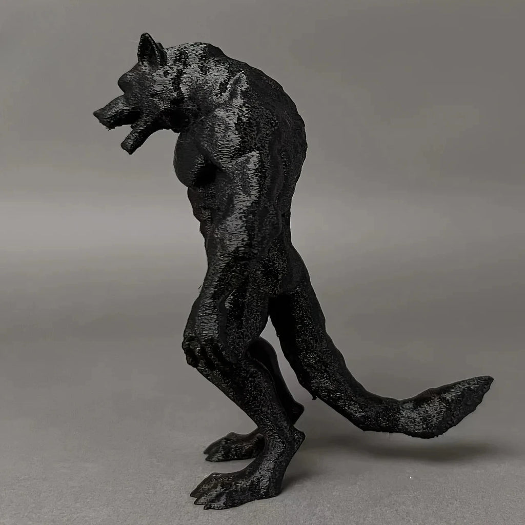 Standing Werewolf Ornaments Realistic Design-home Decoration Werewolf Statue Ornaments Suitable for Christmas Valentine's Day Oasis Select