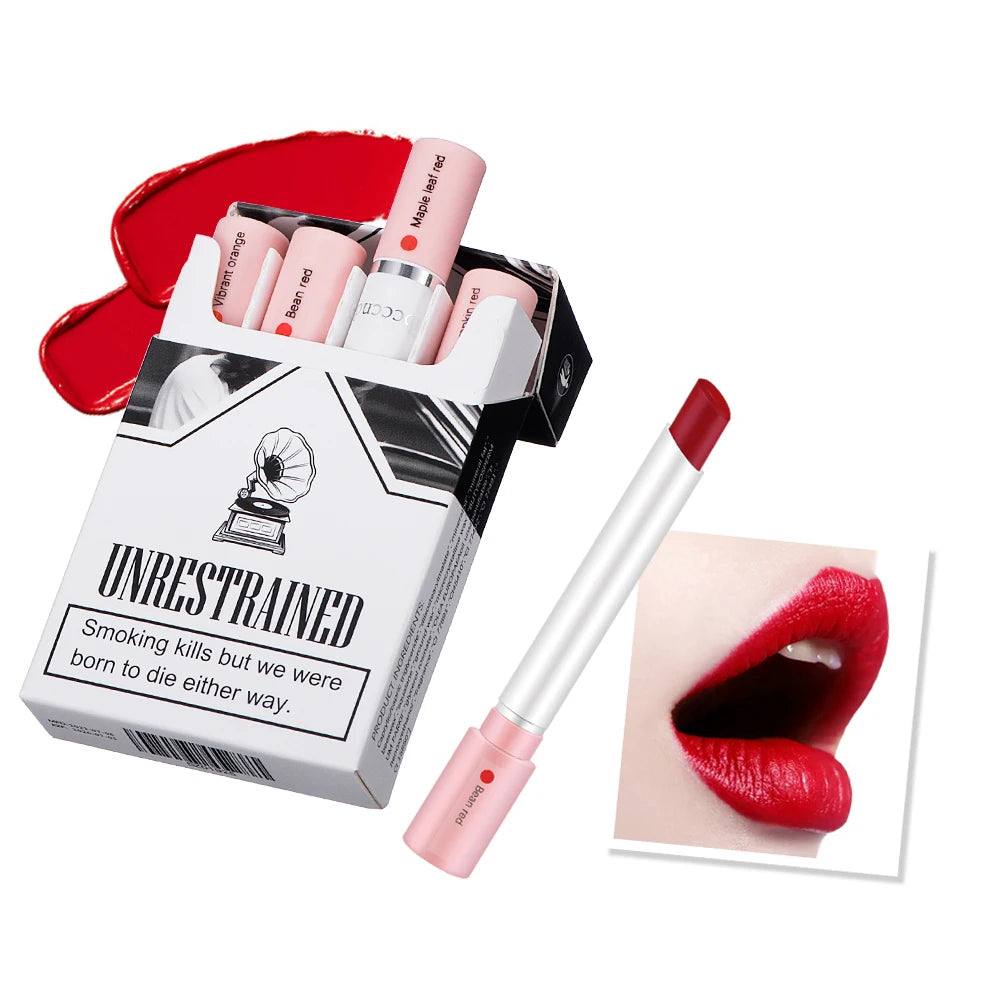 4 Colors Makeup Lipstick Cosmetics Lipstick Set Lip Tint Lip Gloss Waterproof Maquillaje Matte Long Lasting Make Up Pomade Kits Oasis Select