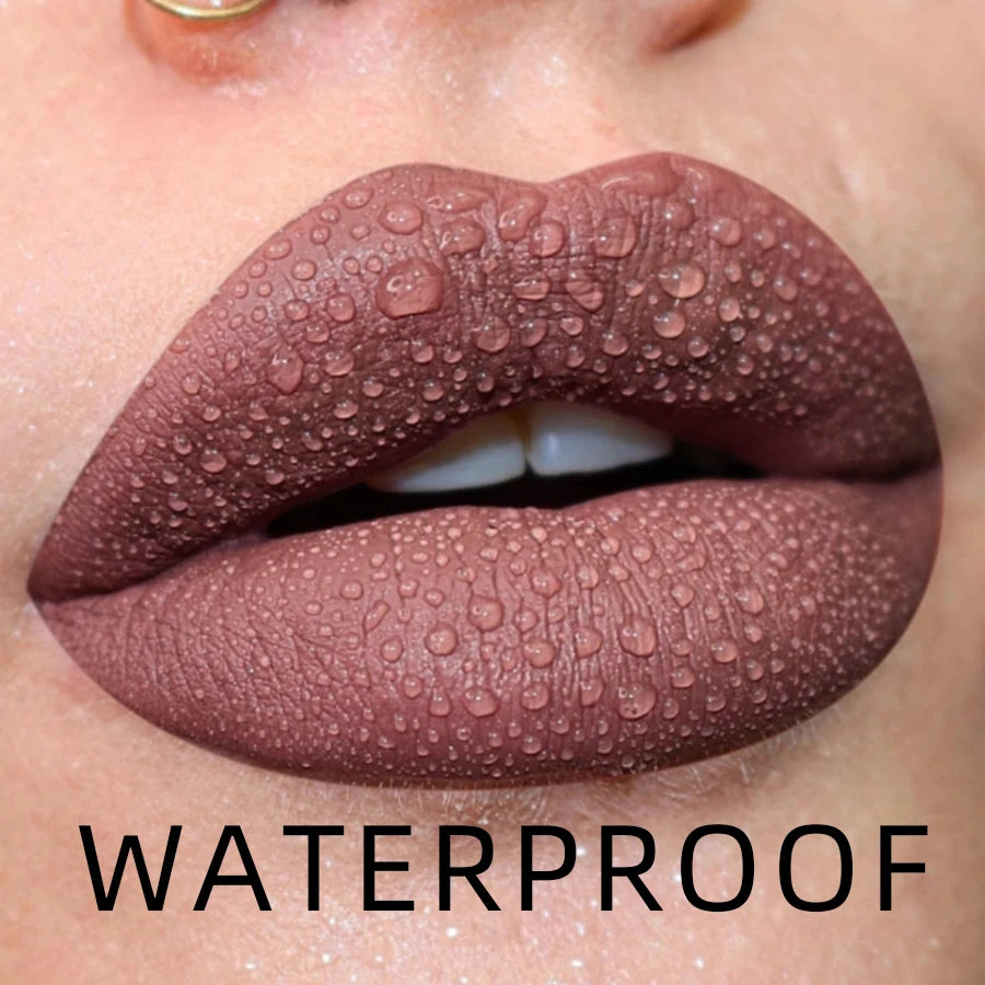 MCD 19-Color Matte Liquid Lipstick – Waterproof Long-Lasting