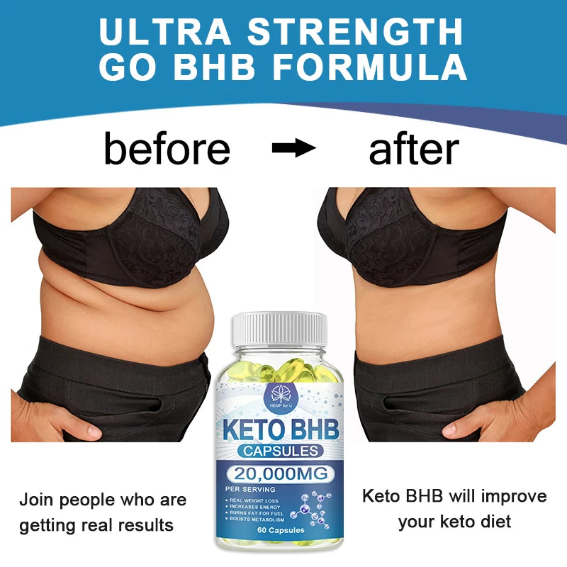 BHB Keto Capsules Support Ketosis, Weight Loss for Men and Women Detox Digestive HealthSupport Metabolism Oasis Select