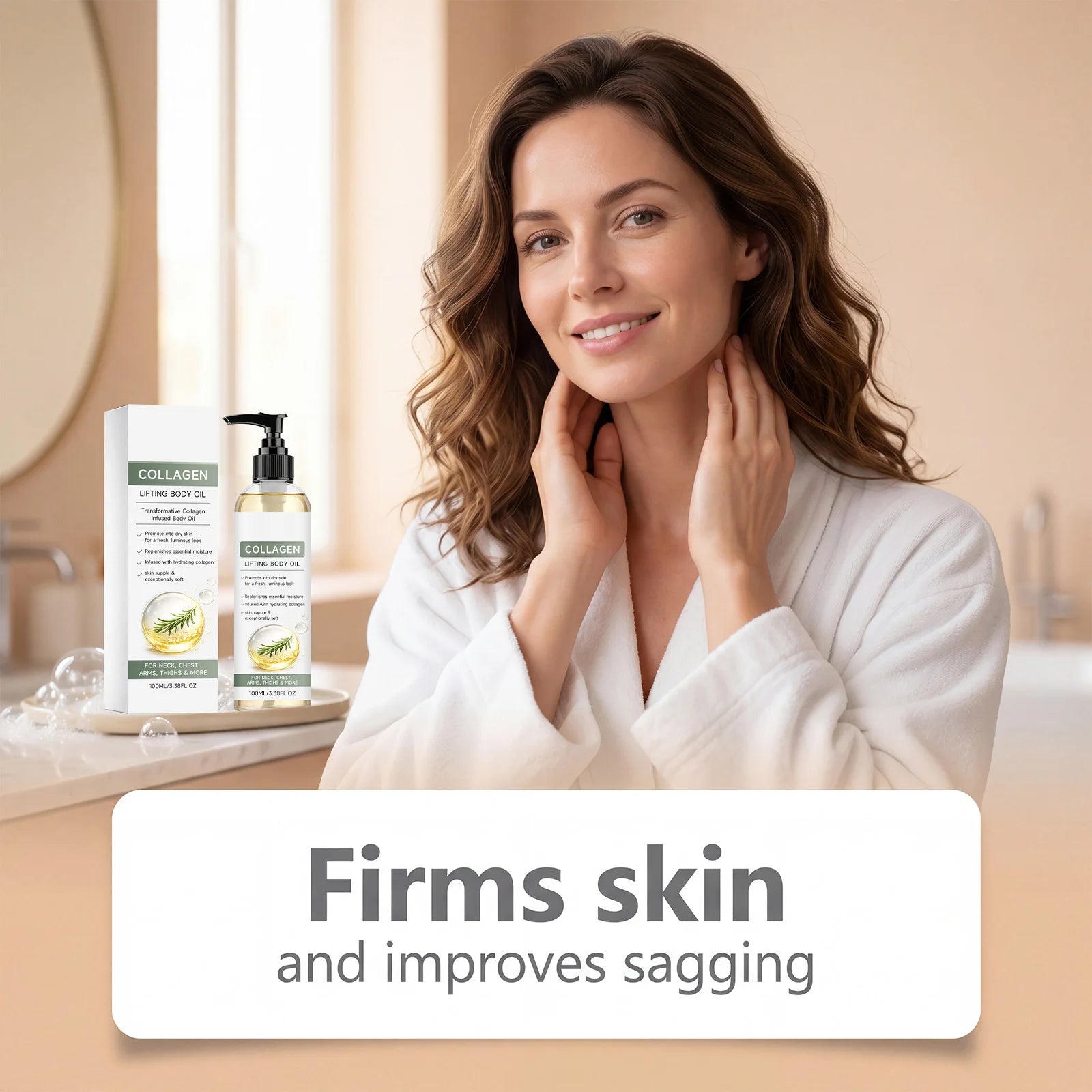 Collagen Firming Body Oil – Anti-Cellulite & Skin Tightening Firming Body Oil Oasis Select