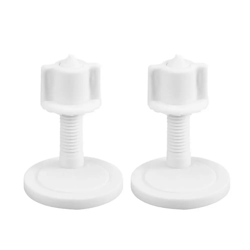 Toilet Seat Hinge Bolts & Nuts – Universal Plastic Replacement Set