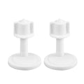 Toilet Seat Hinge Bolts & Nuts – Universal Plastic Replacement Set
