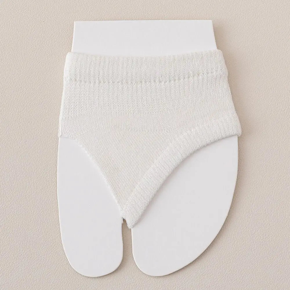 New Casual High Heels Forefoot Pad Socks Cotton Solid Color Flip-flop Toe Socks High Elasticity Breathable Boat Socks Oasis Select