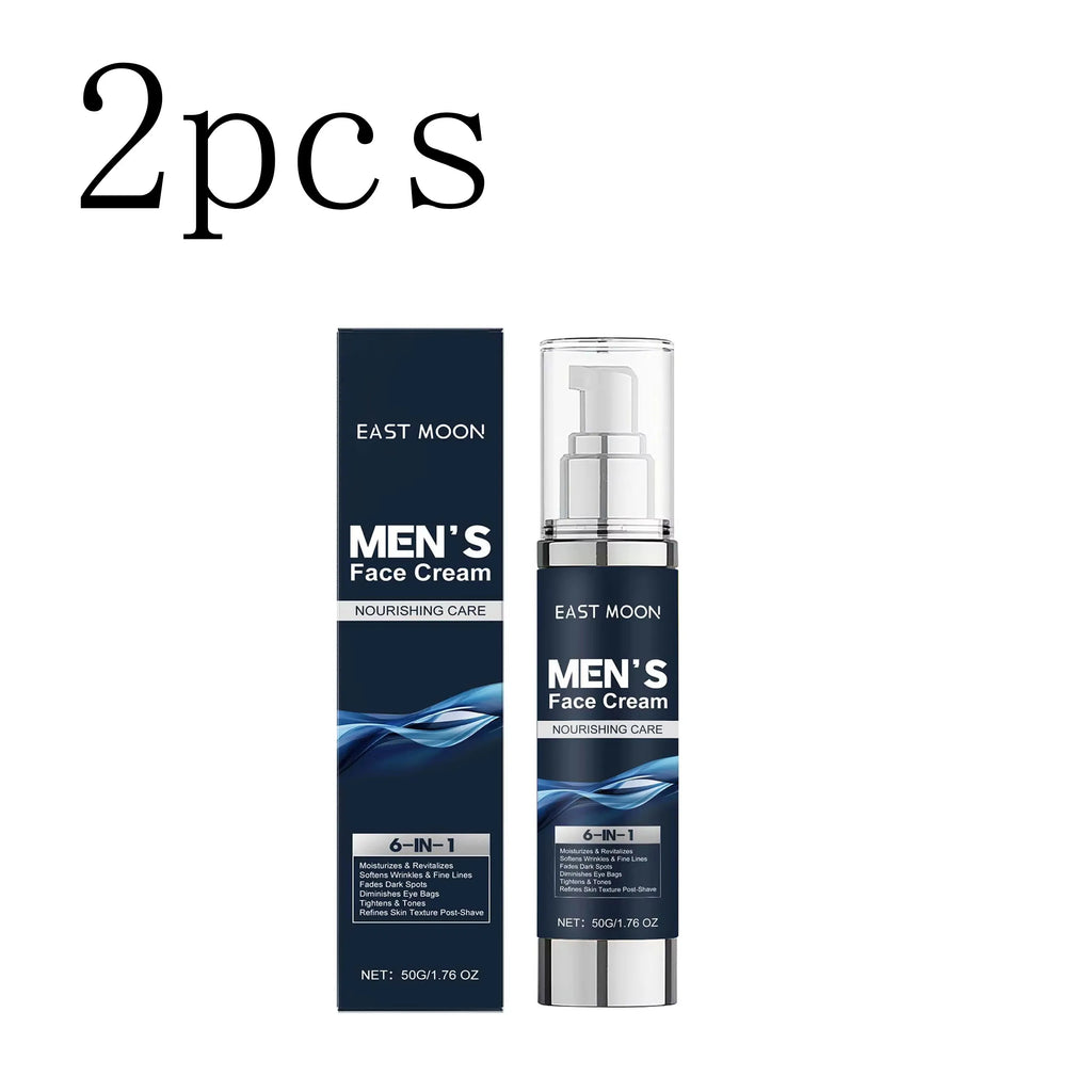 East Moon Men's Deep Moisturizing Cream Enhances Skin Elasticity Facial Aftershave Care Moisturizes Eye Area Multi-purpose Cream Oasis Select 2boxed
