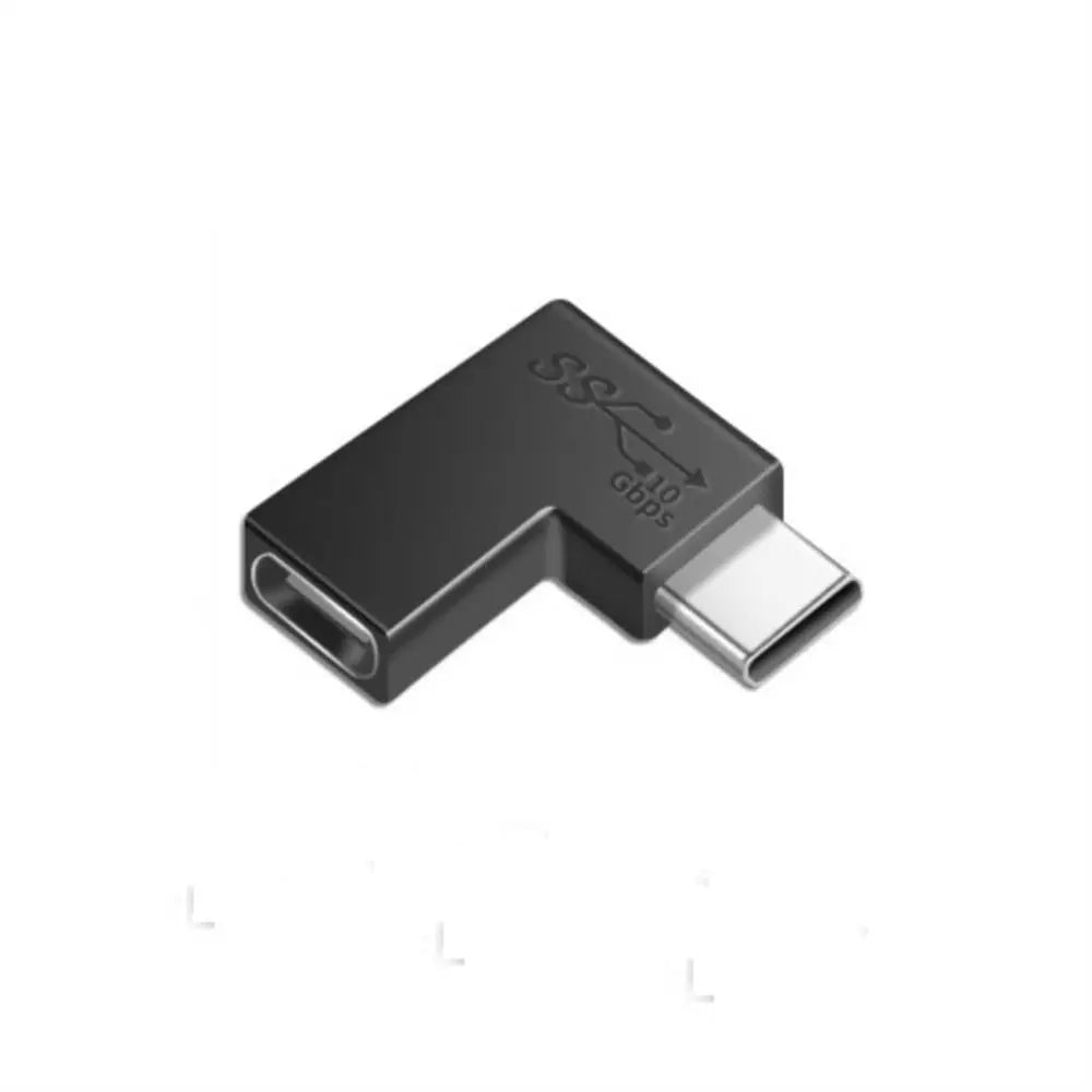 USB Type C Adapter Female to Female 10GBbps Portable Charge Adapter Fast Charging Type-C Extension Cable for Phone Tablet Oasis Select M to F elbows