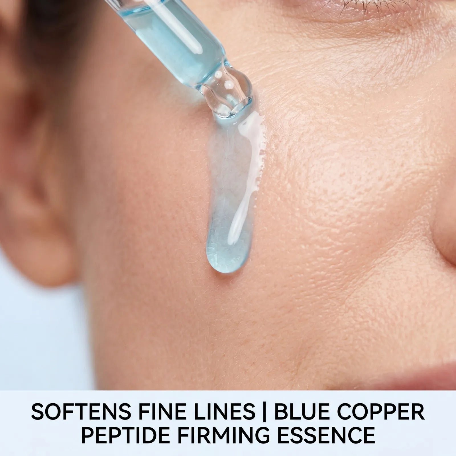 Blue Copper Peptide Firming Essence Brighten Dull Skin Reduce Fine Lines Hydrating Firming Face Care Skin Repairing 30ml Oasis Select