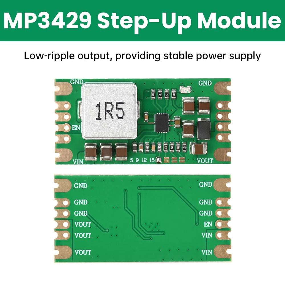MP3429 Boost Power Module High Efficiency Voltage Converter 35W DC 3-14V to 5V/9V/12V/15V for Lithium Battery Oasis Select
