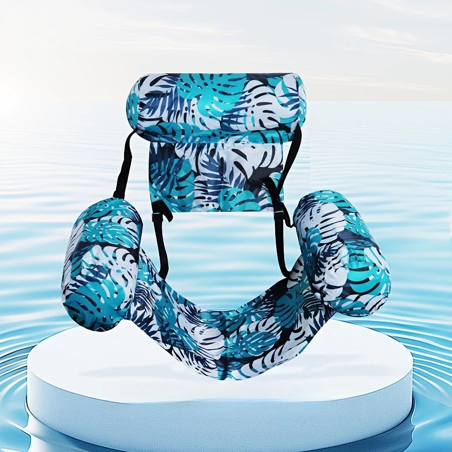 1pc Adult Inflatable Floating Lounge Chair,Foldable & Portable, Water Leisure Pool Float for Summer Fun Floating Island, Pool Oasis Select