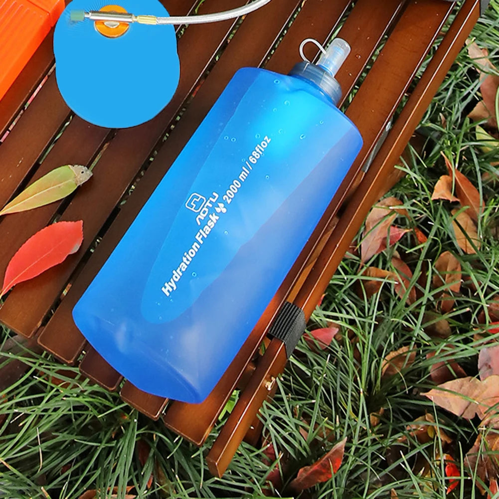 Hydration During Adventures 2000ML Sports Bottle Portable Sports Water Bottle Backpack Leak-Proof Water Bottle Oasis Select