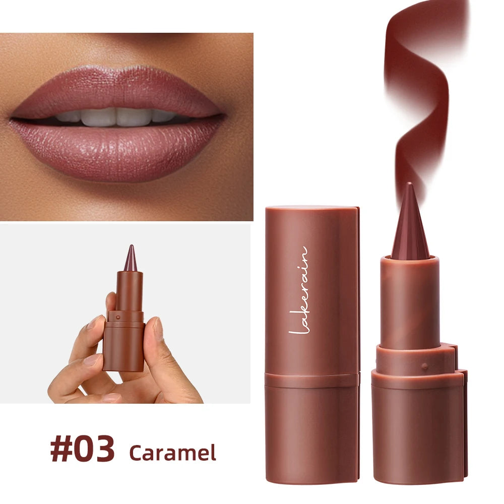 Gradient Lip Liner Lipstick Long Lasting Waterproof Matte Makeup Non Sticky Contouring Tint Lip Liner Crayon Lip Cosmetics Oasis Select 3 Caramel