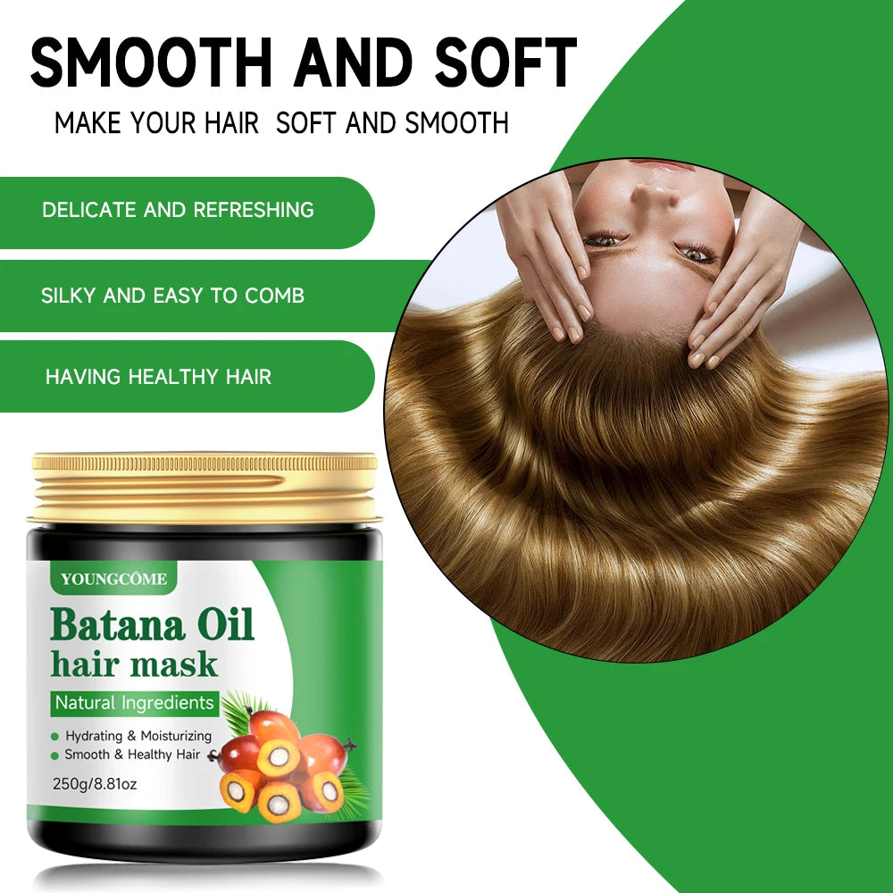 YOUNGCOME Batana Oil Hair Mask 250g | 72H Frizz Control