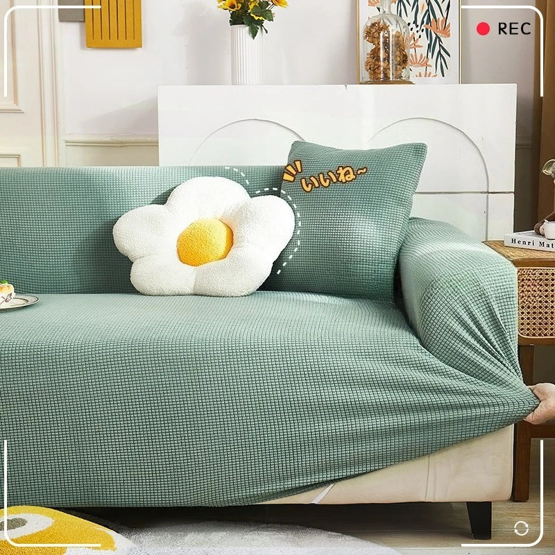 Elastic Sofa Cover All-inclusive Nordic Style Summer Simple Anti-cat Scratch Sofa Dust-proof Cover Couch Covers for Sofas Oasis Select