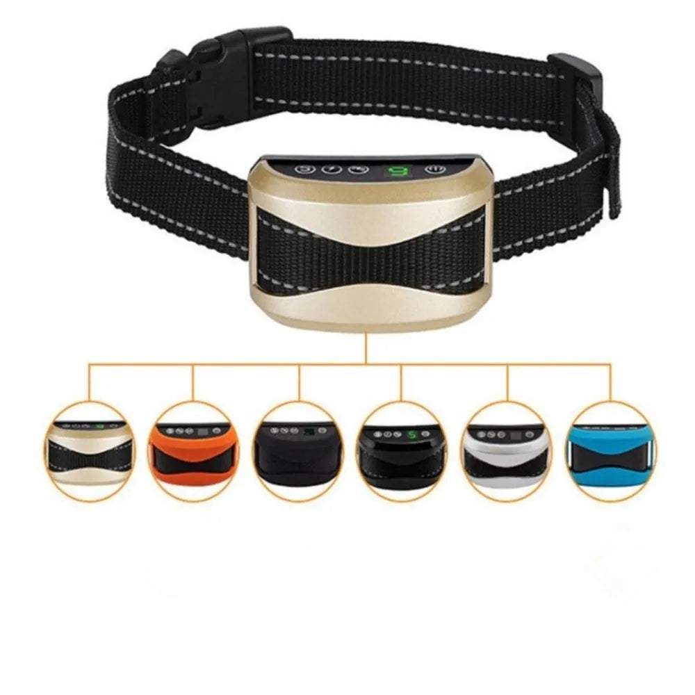 Ultrasonic Anti-Bark Dog Training Collar | Waterproof & USB