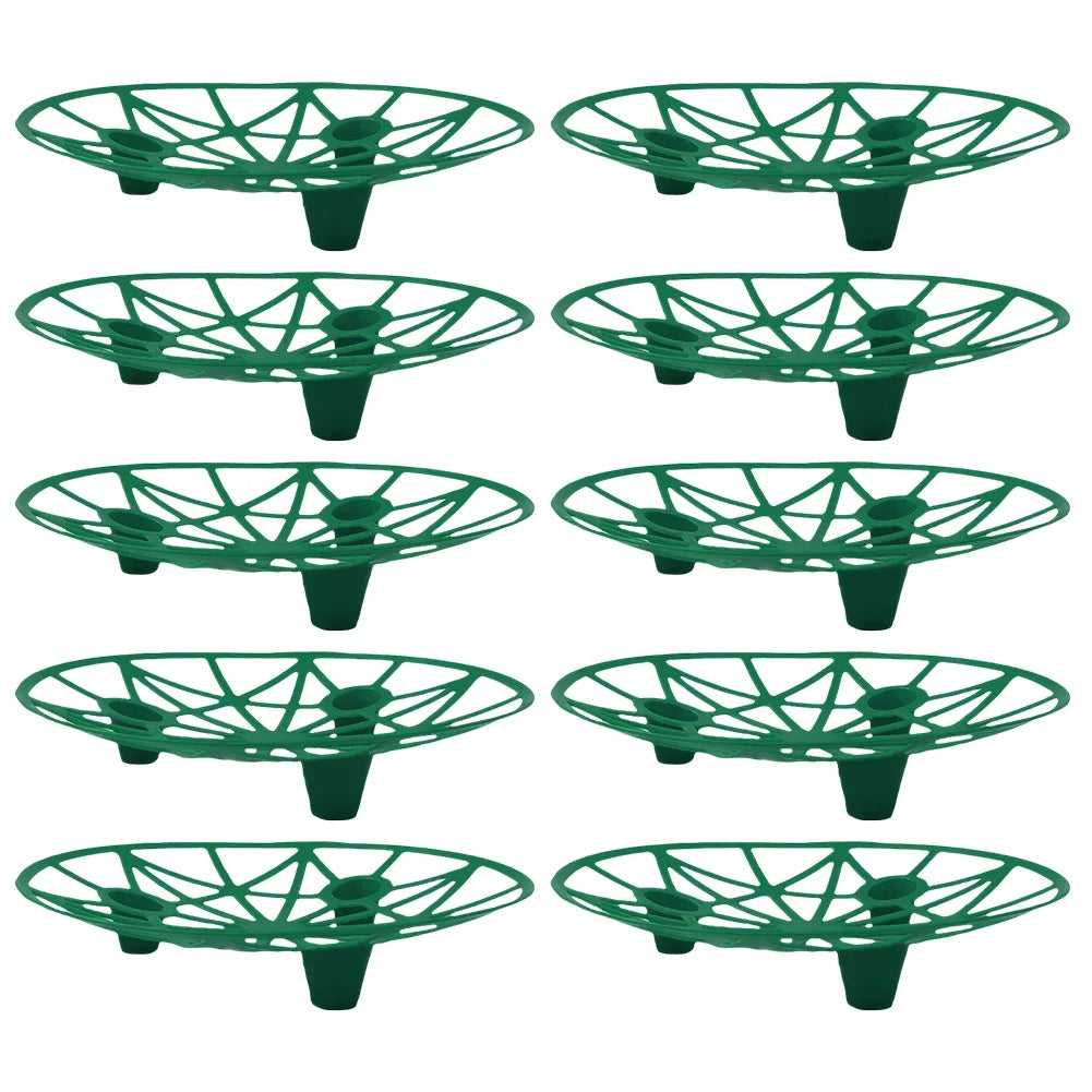 10Pcs Watermelon Cradle Anti-Corrosion Fruit Vegetables Plant Tray Watermelon Protective Holder for Melon Pumpkins Melons Squash Oasis Select Green 10Pcs france