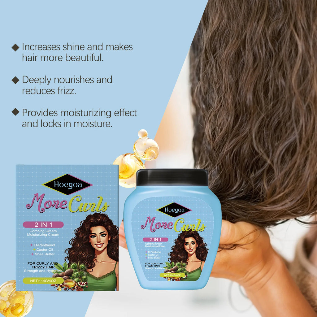 HOEGOA Leave-In Hair Conditioner Repair Damage Eliminate Frizz Reduce Hair Loss Soft Smooth Keratin Hair Nourishing Conditioner Oasis Select