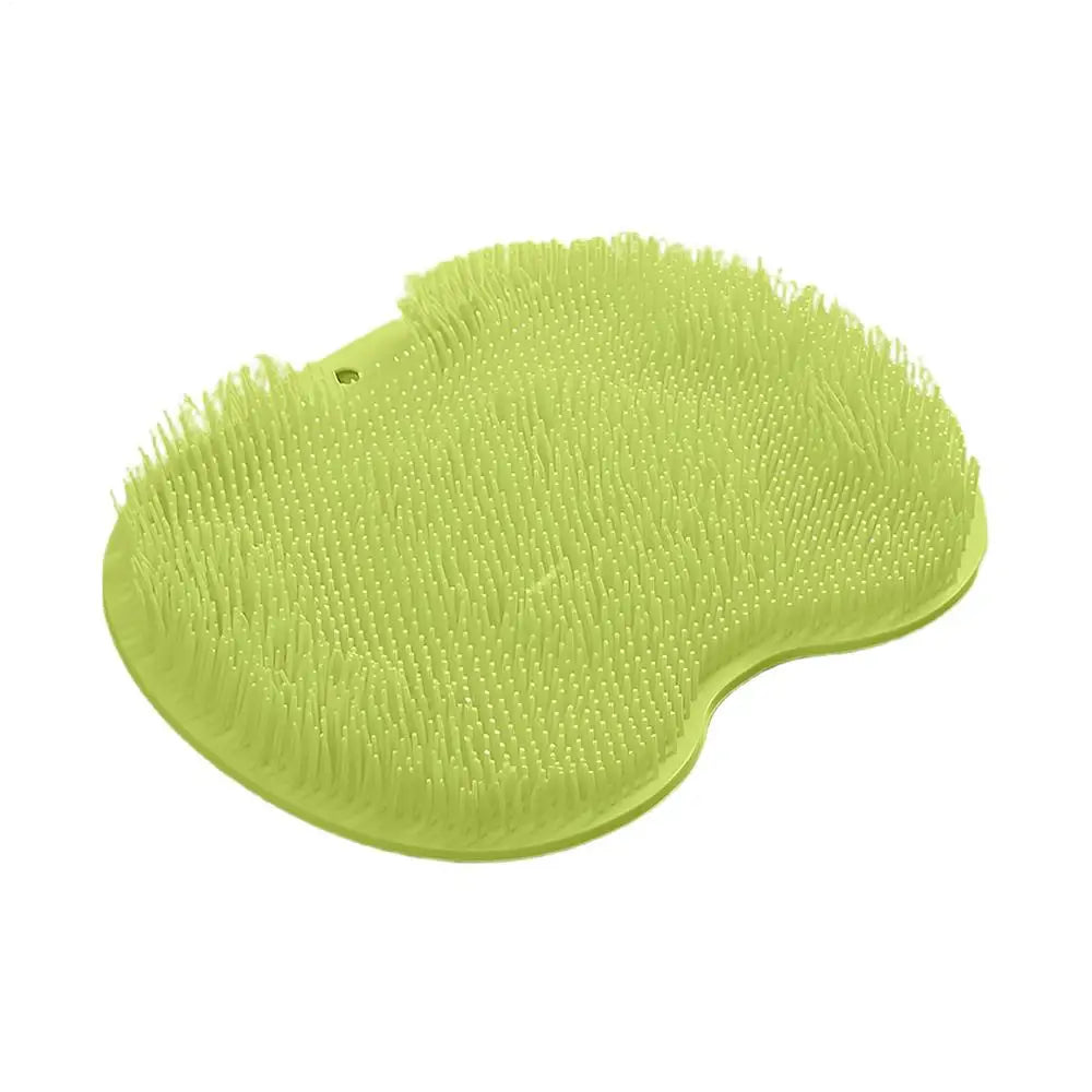 Foot Scrubber Shower Mat Bathroom Back Washer Pad Quick-Dry Shower Foot Scrubber Mat for Bathroom Bathtub Hotel Poolside Oasis Select Green