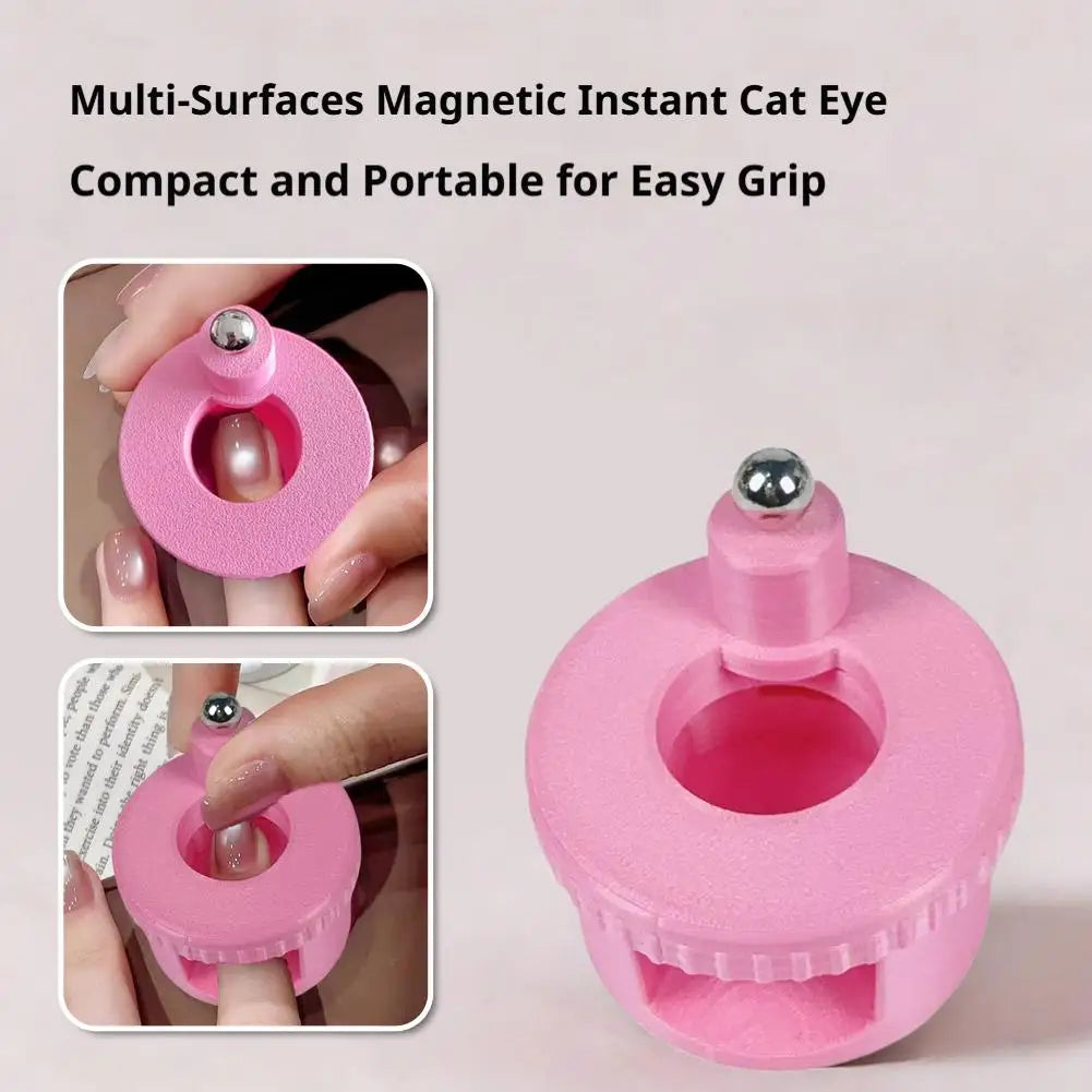 Rotating Cat Eye Nail Magnet Tool – Wide Beam & Glass Bead Nail Art Magnet Tool Oasis Select