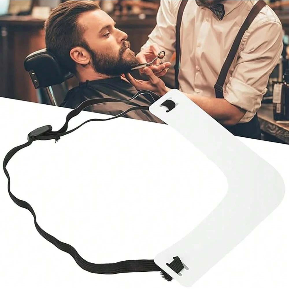 Neckline Shaving Template Beard Shaper Neckline Guide & Trimmer Kit with Stencil for Men's Goatee and Mustache Grooming Oasis Select