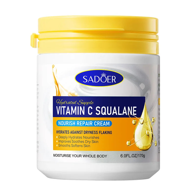 170g Vitamin C Squalane Nourishing Cream Moisturizing and Rejuvenating Facial Cream for Women‘s Face Beauty Oasis Select Default Title