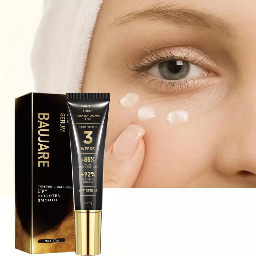 Retinol & Caffeine Eye Serum – Lifts, Brightens & Smooths Eye Serum Cream Oasis Select