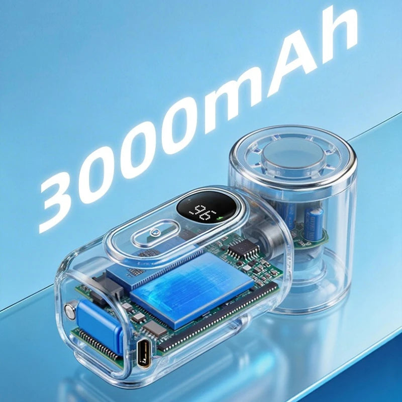 New Mini Portable High Speed Handheld Fan Stepless Speed Regulation Strong Wind Summer Outdoor Small Fan Oasis Select