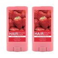 Strawberry scented wax stick, smooth frizz, long-lasting styling, oil-resistant and smooth hair conditioner stick Oasis Select 2 pcs