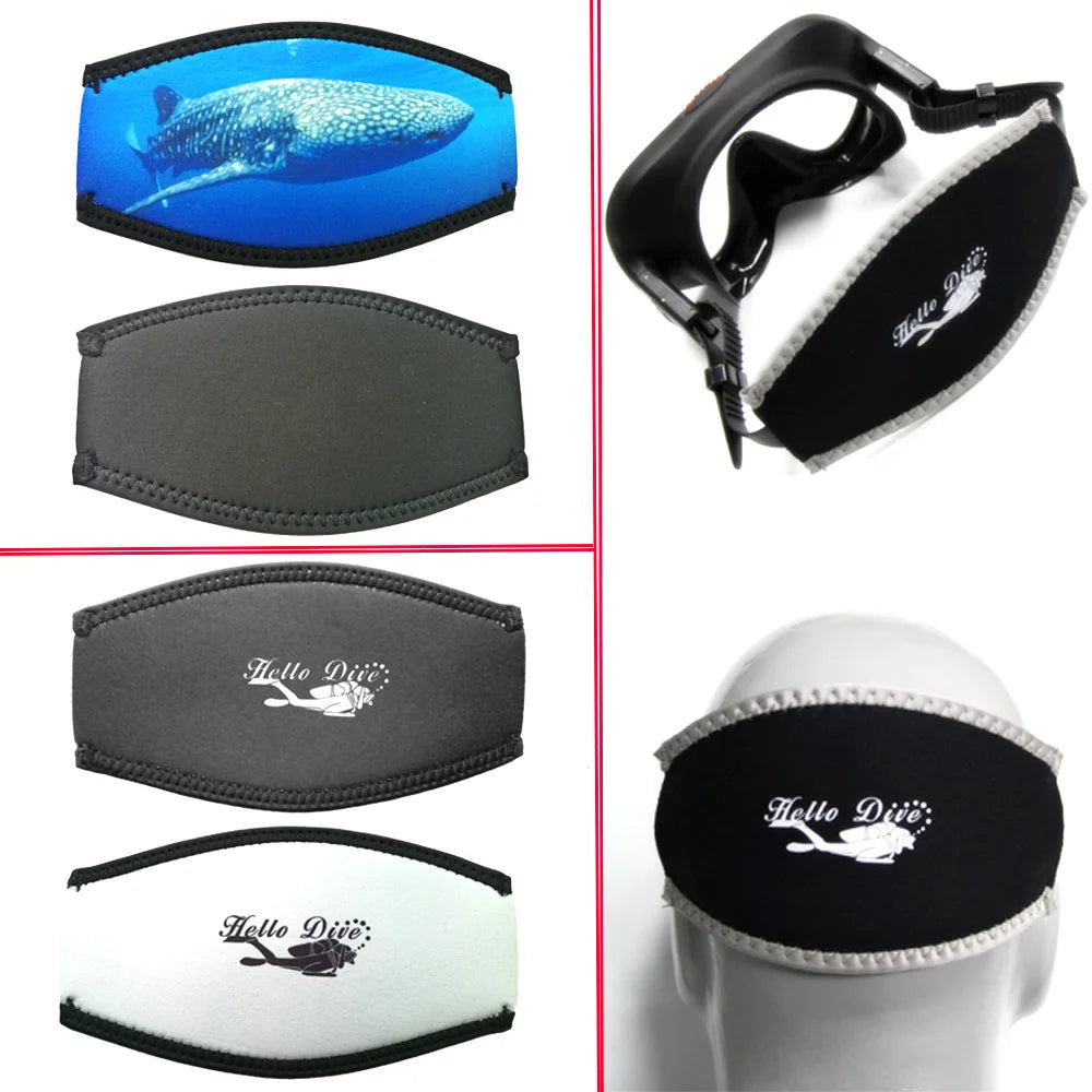 Neoprene Soft Scuba Diving Mask Strap Cover Swimming Surfing Dive Snorkeling Hair Strap Cover Wrapper Replacement Oasis Select