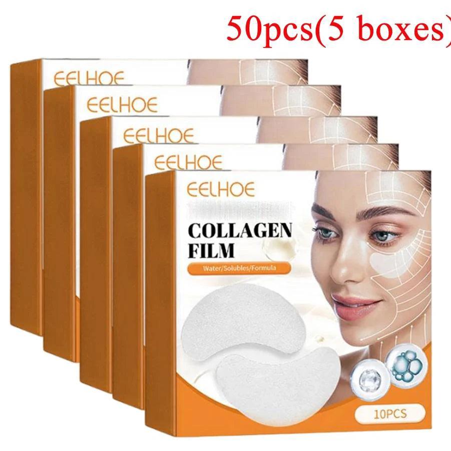 5 BOXES Collagen Soluble Patches Film Anti Wrinkles Remove Dark Circles Facial Mask Moisturizing Lifting Firming Skin Eyes Care Oasis Select