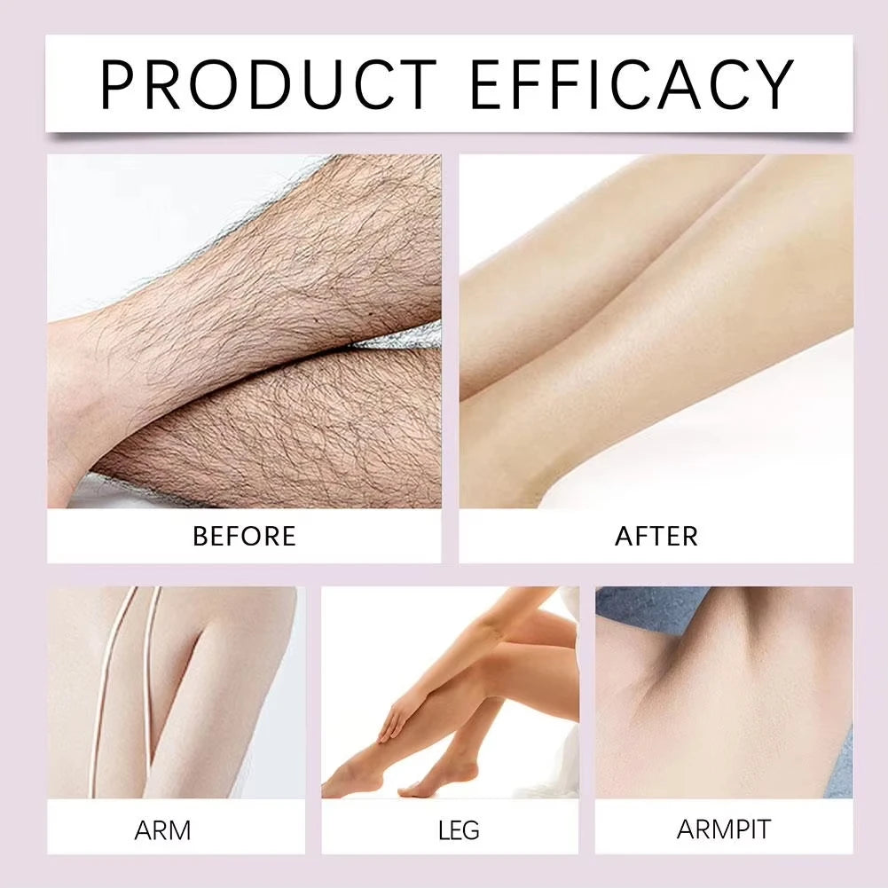 2 Minutes Painless Fast Hair Removal Spray Hair Growth Inhibitor Arm Armpit Leg Permanent Depilatory for Men Women Repair Care Oasis Select