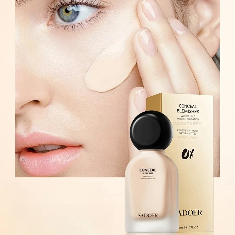 SADOER 50ml Lightweight Concealer Foundation – All Skin Types Concealer Foundation Oasis Select