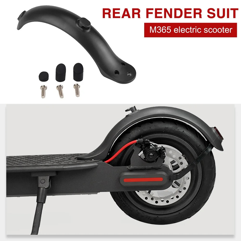 ABS Rear Fender Mudguard & Screws Kit for Xiaomi M365 Scooter Scooter Fender Kit Oasis Select